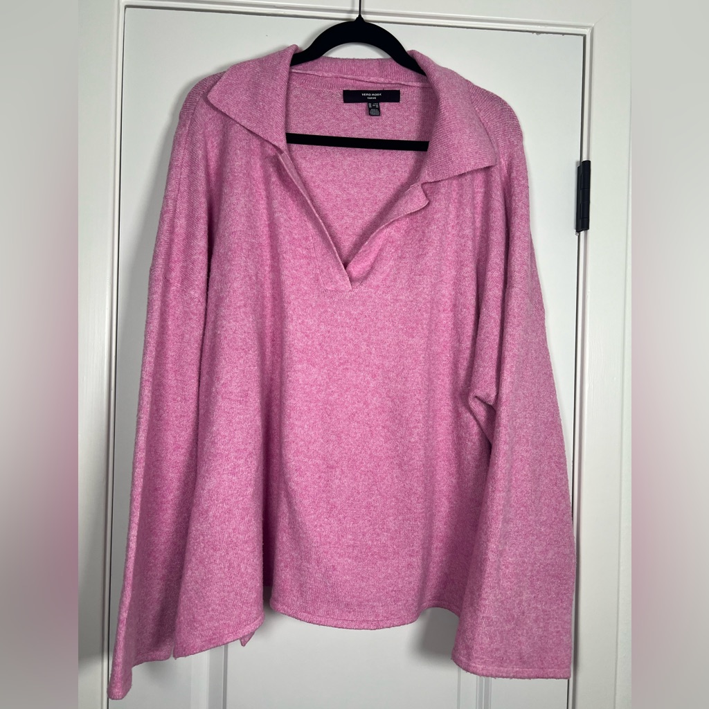 Vero Moda Curve Pink Sweater Curve 2x Vero Moda Curve Pink Sweater Curve 2x